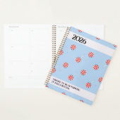 2026 Lollipop Pattern Spiral Planner (Devant avec enveloppe)