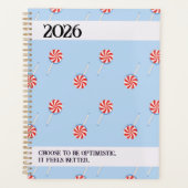 2026 Lollipop Pattern Spiral Planner (Devant)