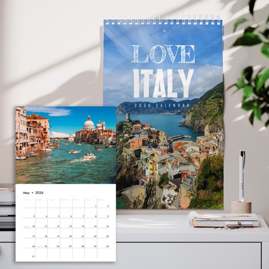 2026 Love Italy Calendar Kalender
