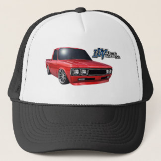 2026 Luv Truck Garage Trucker Hat with Red Luv Trucker Pet