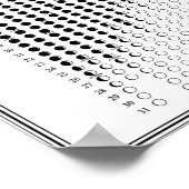 2026 Maanfase Lunar Cycles Kalender Minimalist Poster (Hoek)