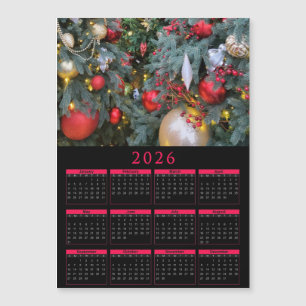 2026 magnetische kalender met jouw kerstfoto