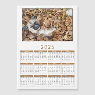 2026 magnetische kalender met Uw dieren