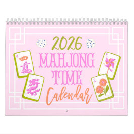 2026 Mahjong Time Wall Calendar Kalender