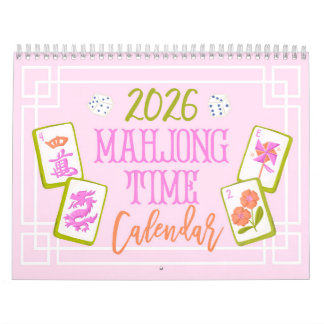 2026 Mahjong Time Wall Calendar Kalender
