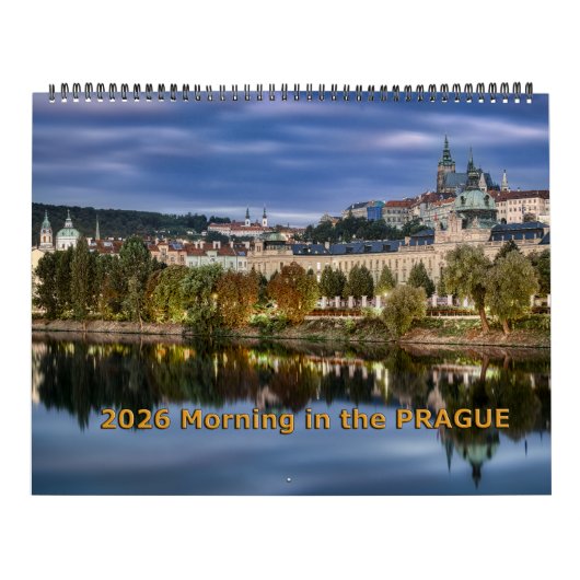 2026 Matin dans le calendrier de Prague (Protection)