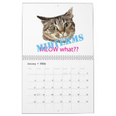2026 MEOW what?? Calendar Kalender (Jan 2026)