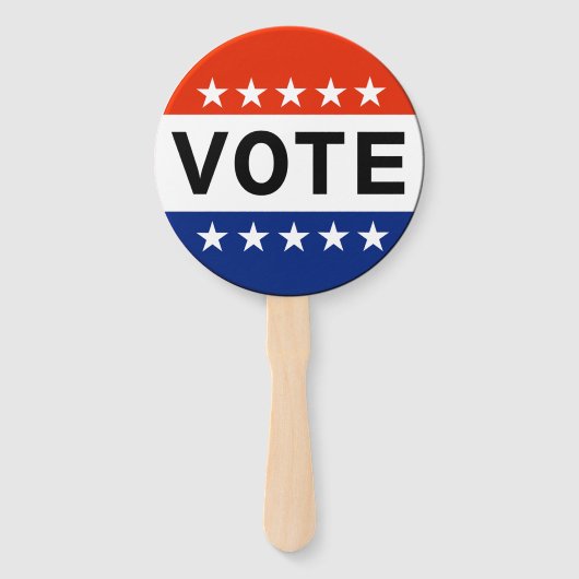 2026 Midterm Verkiezingen Handwaaier (Voorkant)