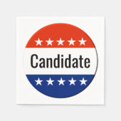 2026 Midterm Verkiezingen Servetten (Voorkant)