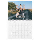 2026 Modern Creëer Uw eigen aangepaste familiefoto Kalender (Jan 2027)