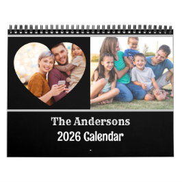 2026 Modern Creëer uw eigen Custom Family Kalender