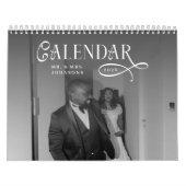 2026 Modern Elegant Wedding 14 Photos Newlyweds Kalender (Hoes)