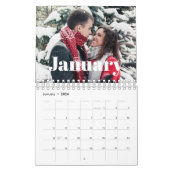2026 Modern Family Photos Simple Overlay Text  Kalender (Jan 2026)