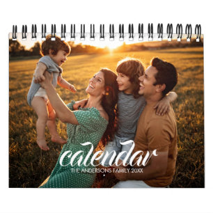 2026 Modern Maak Je Eigen Aangepaste Familie Foto  Kalender