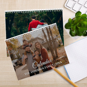 2026 Moderne Aangepaste Familie Foto Agenda – Maak Kalender