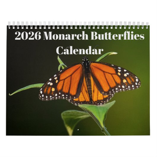 2026 Monarchvlinders Kalender (Hoes)