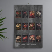 2026 moody floral bouquets kalender