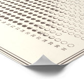 2026 Moon Phase Lunar Cycles Calendar Minimalist Poster (Hoek)