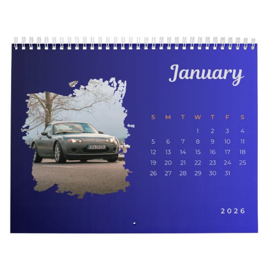 2026 MX-5 Miata Calendar Kalender (Hoes)