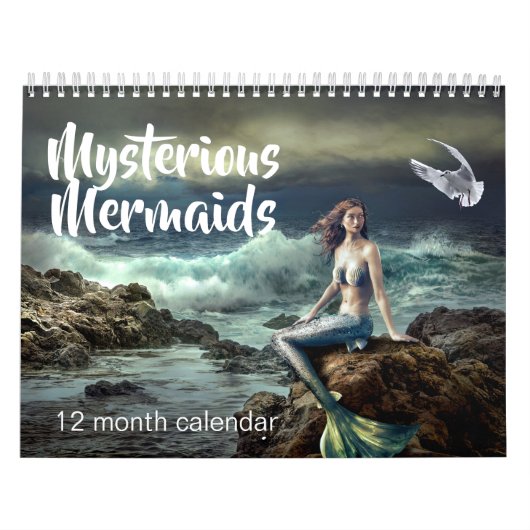 2026 Mysterious Mermaids Fantasy Kalender (Hoes)