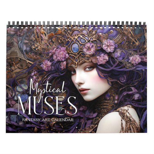 2026 Mystieke Muzen Fantasy Art Kalender (Hoes)