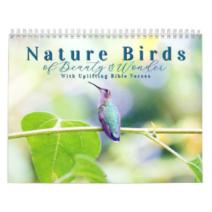 2026 Natuur Vogels met Opbeurende Bijbelteksten Kalender