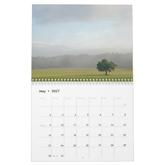 2026 Natuurkalender Kalender (Mei 2027)