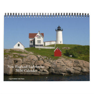 2026 New England Vuurtoren-Calendar Kalender