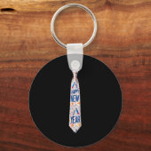 2026 New Year’s Party Fireworks Funny Celebration  Sleutelhanger (Voorkant)