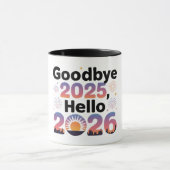 2026 New Year Sunset Celebration Coffee Mug (Centre)