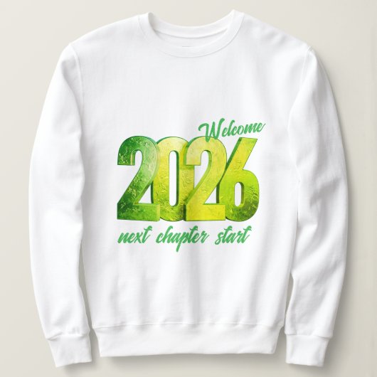 2026 NEW YEAR WOMENS BASIC SWEATSHIRT (Design devant)