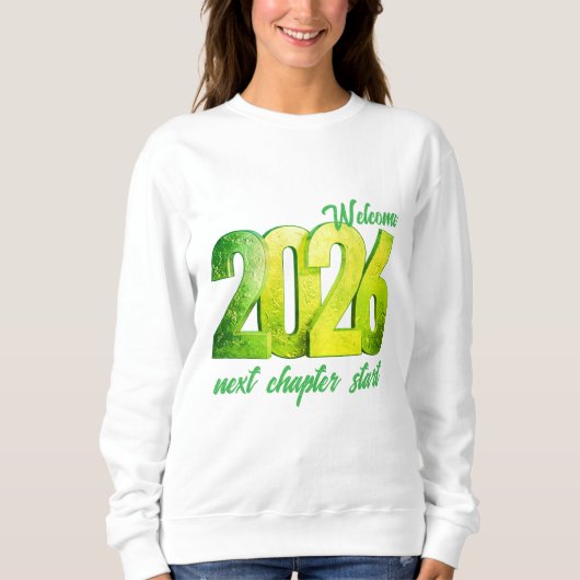 2026 NEW YEAR WOMENS BASIC SWEATSHIRT (Devant)