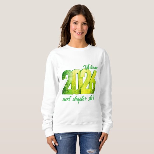 2026 NEW YEAR WOMENS BASIC SWEATSHIRT (Devant entier)