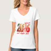 2026 NEW YEAR WOMENS BASIC VNECK TSHIRT (Devant)