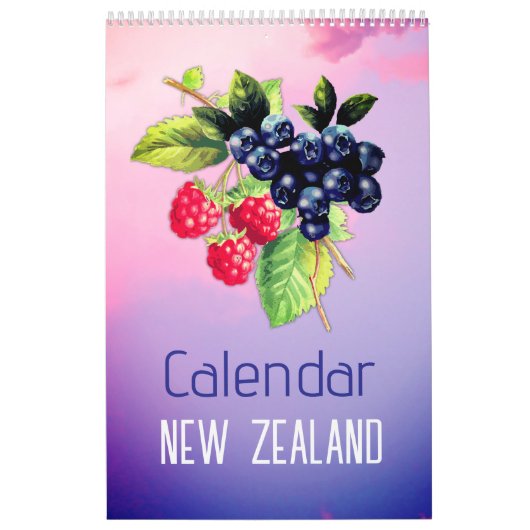 2026 Nieuw-Zeelandse kalender met evenementen en f (Hoes)
