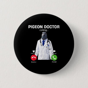 2026 nieuwe hersenrot internet meme dokter duif ronde button 5,7 cm