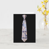 2026 Nieuwjaarsfeest Grappig Vuurwerk Feest Oud en Kaart (Gele Bloem)