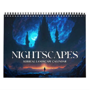 2026 Nightscapes 1 Surrealistische Landschapskunst Kalender