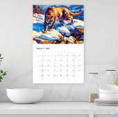 2026 Noord-Amerikaanse Wildlife Single Page Kalender