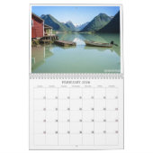 2026 Norvège paysage photographie Calendrier (Feb 2026)