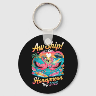 2026 Overeenkomstige Honeymoon Cruise Flamingo Bru Sleutelhanger