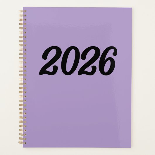 2026 Paarse Planner (Voorkant)