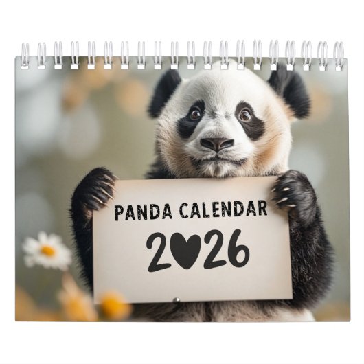 2026 Panda Kalender (Hoes)