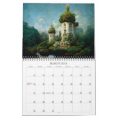 2026 Paysages lunaires 2 Calendrier (Mar 2026)