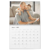 2026 Personalized Family Simple Minimalist  Kalender (Mar 2027)