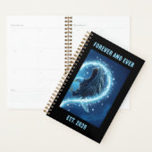 2026 Planner Bald Eagle Heart Love 2 Custom Year (Devant avec enveloppe)