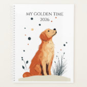 2026 Planner | Gift For Golden Retriever Lovers (Devant)