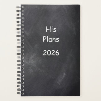 2026 Planner Voor Mannen Plannen Chalkboard Stijl
