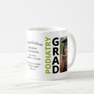 2026 PODIATRIE Afgestudeerde Foto Grad Souvenir Koffiemok