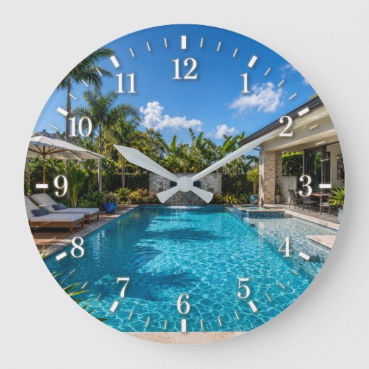 2026 Pool Clock Grote Klok (Voorkant)